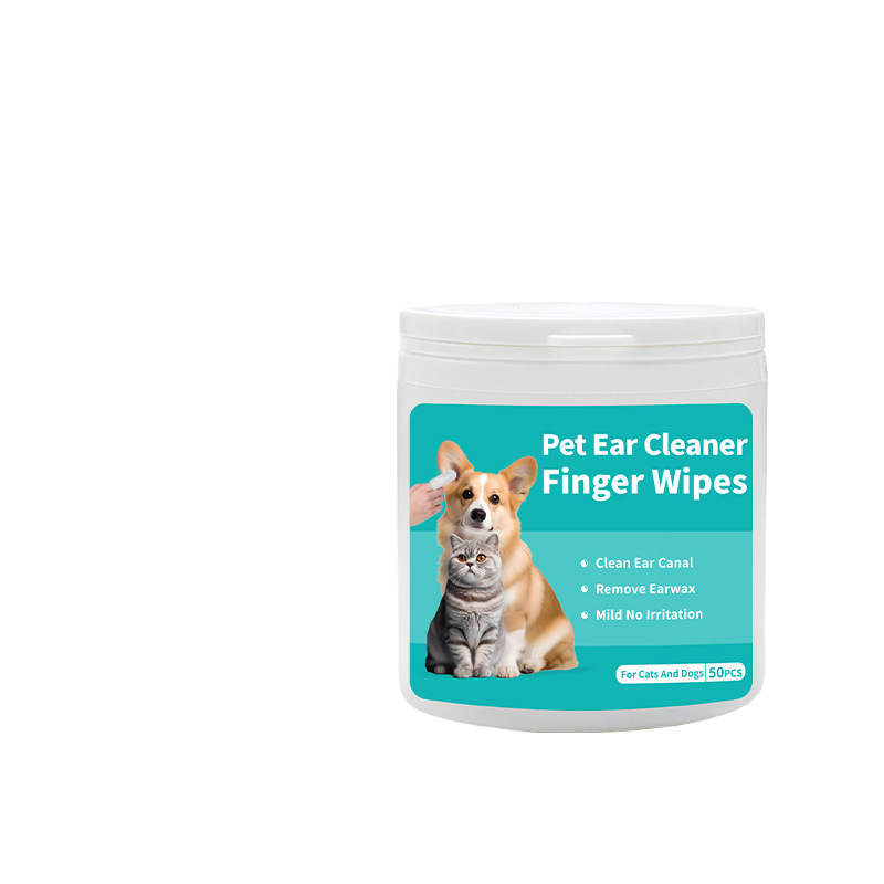 Pet ear-cleaning wipes