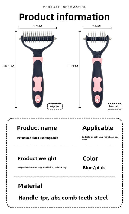 Pet combing tool - Dog grooming comb