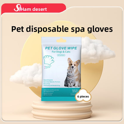 Pet ear-cleaning wipes