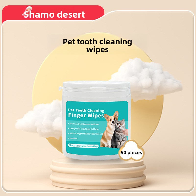 Pet ear-cleaning wipes