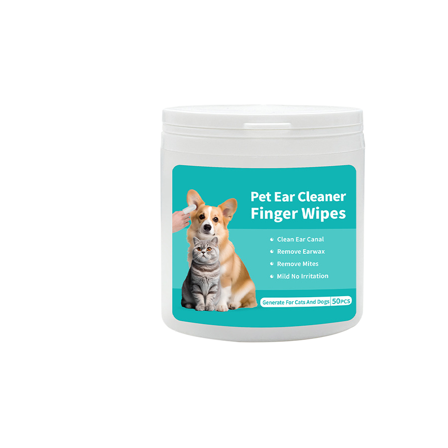 Pet ear-cleaning wipes