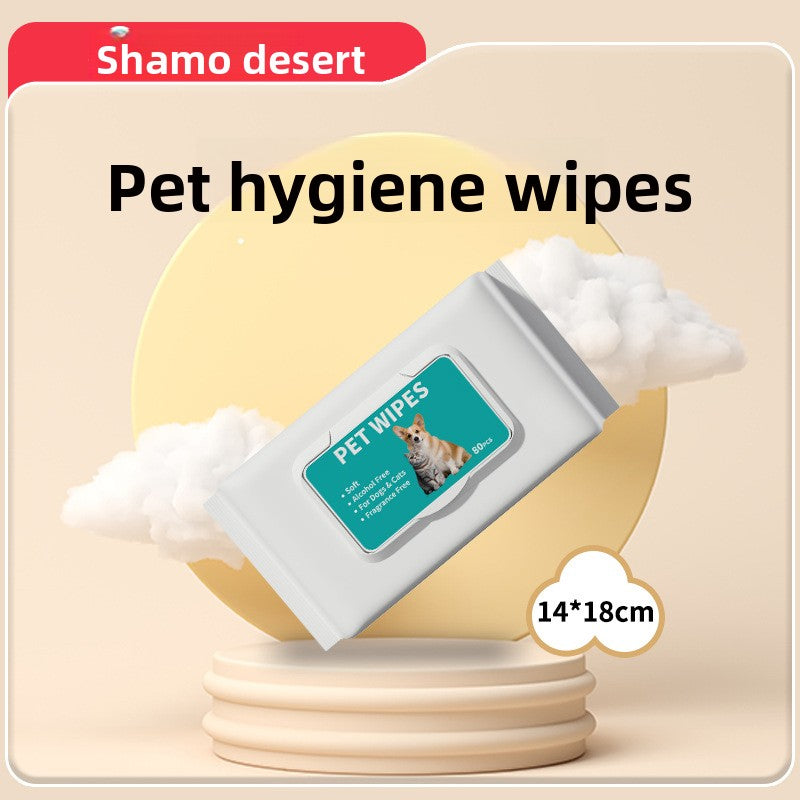 Pet ear-cleaning wipes