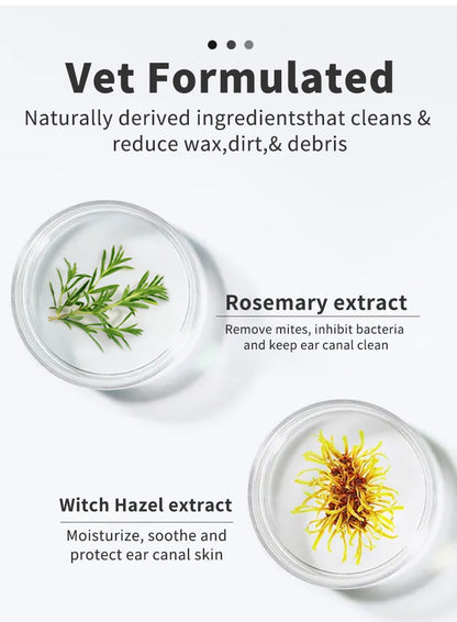 Pet ear-cleaning wipes